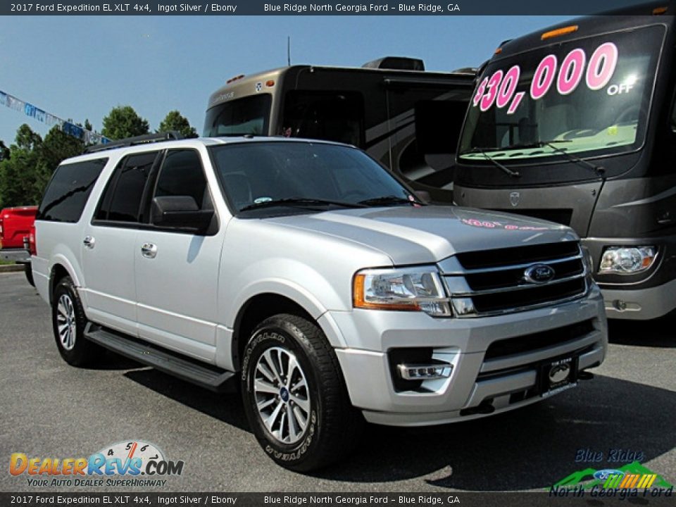2017 Ford Expedition EL XLT 4x4 Ingot Silver / Ebony Photo #7