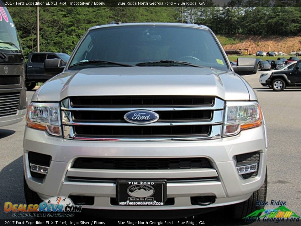 2017 Ford Expedition EL XLT 4x4 Ingot Silver / Ebony Photo #8