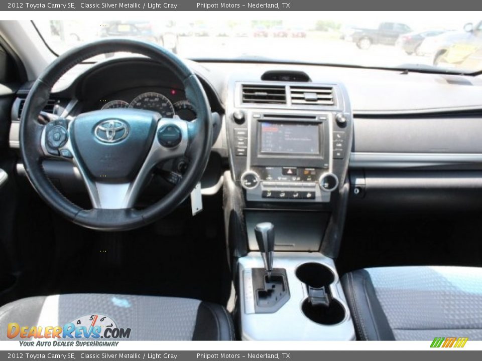 2012 Toyota Camry SE Classic Silver Metallic / Light Gray Photo #23