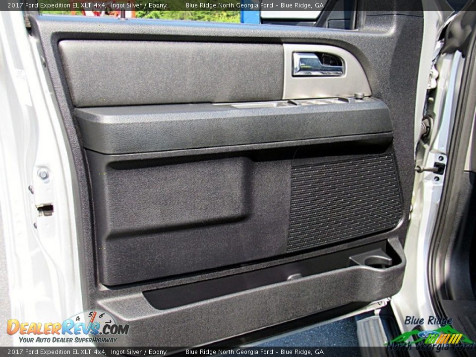 2017 Ford Expedition EL XLT 4x4 Ingot Silver / Ebony Photo #25