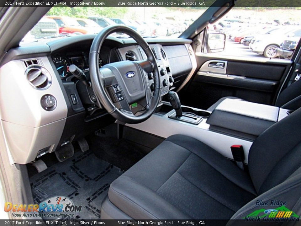 2017 Ford Expedition EL XLT 4x4 Ingot Silver / Ebony Photo #26