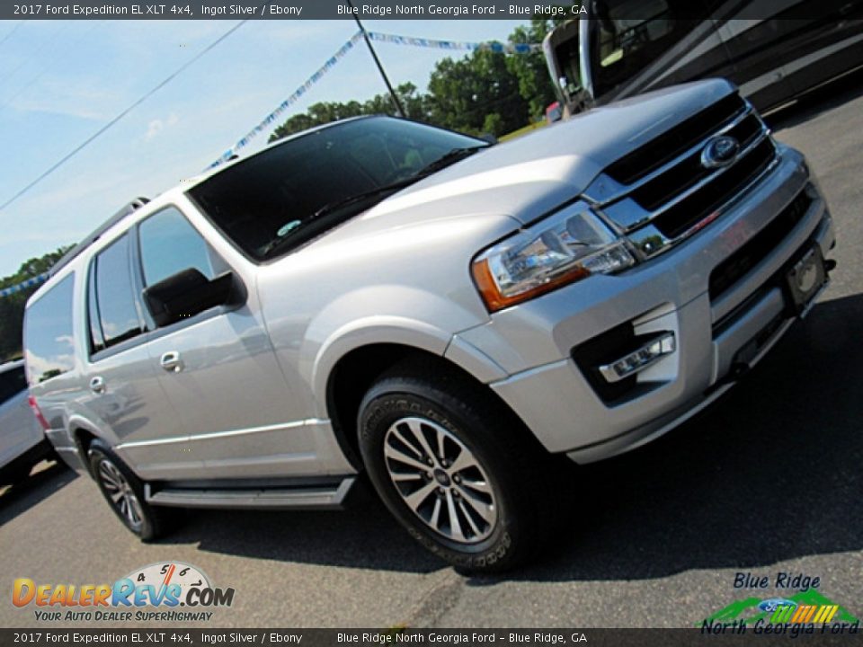 2017 Ford Expedition EL XLT 4x4 Ingot Silver / Ebony Photo #30