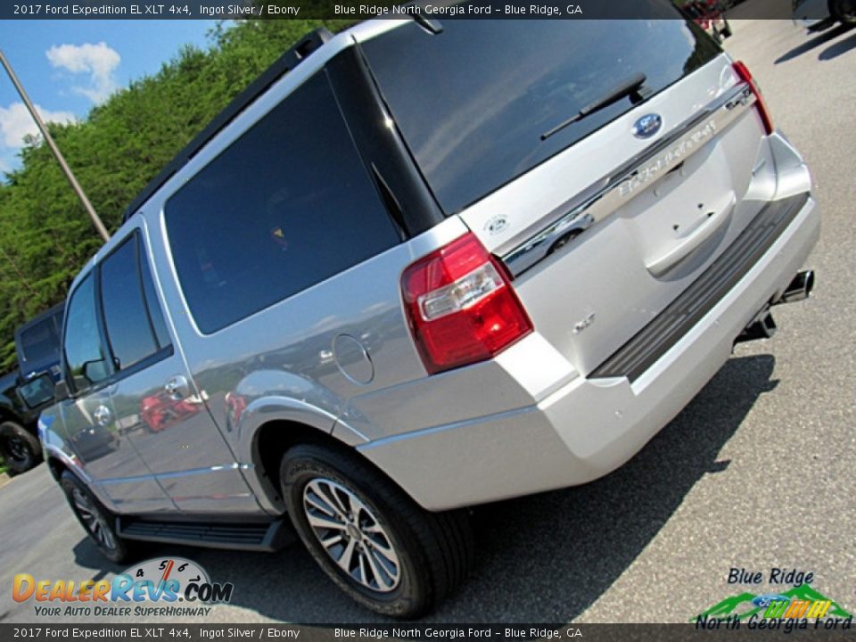 2017 Ford Expedition EL XLT 4x4 Ingot Silver / Ebony Photo #32
