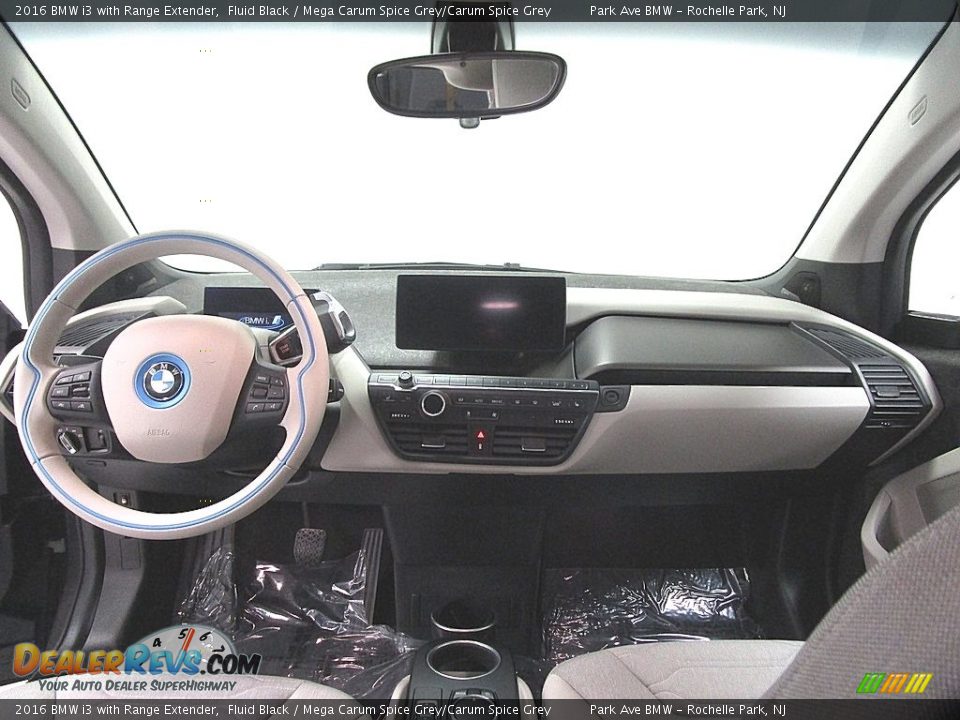 2016 BMW i3 with Range Extender Fluid Black / Mega Carum Spice Grey/Carum Spice Grey Photo #22