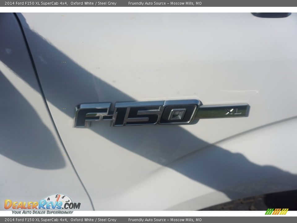 2014 Ford F150 XL SuperCab 4x4 Oxford White / Steel Grey Photo #29