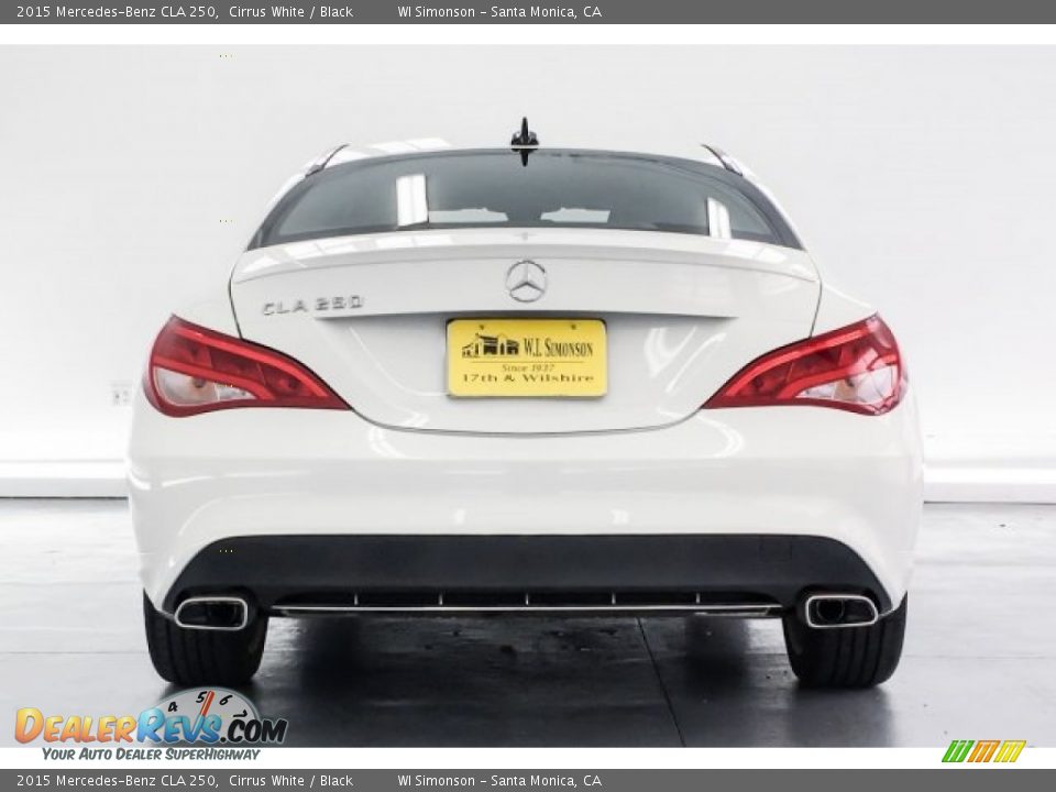 2015 Mercedes-Benz CLA 250 Cirrus White / Black Photo #3