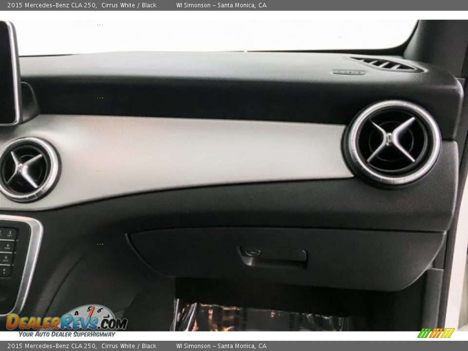 2015 Mercedes-Benz CLA 250 Cirrus White / Black Photo #27