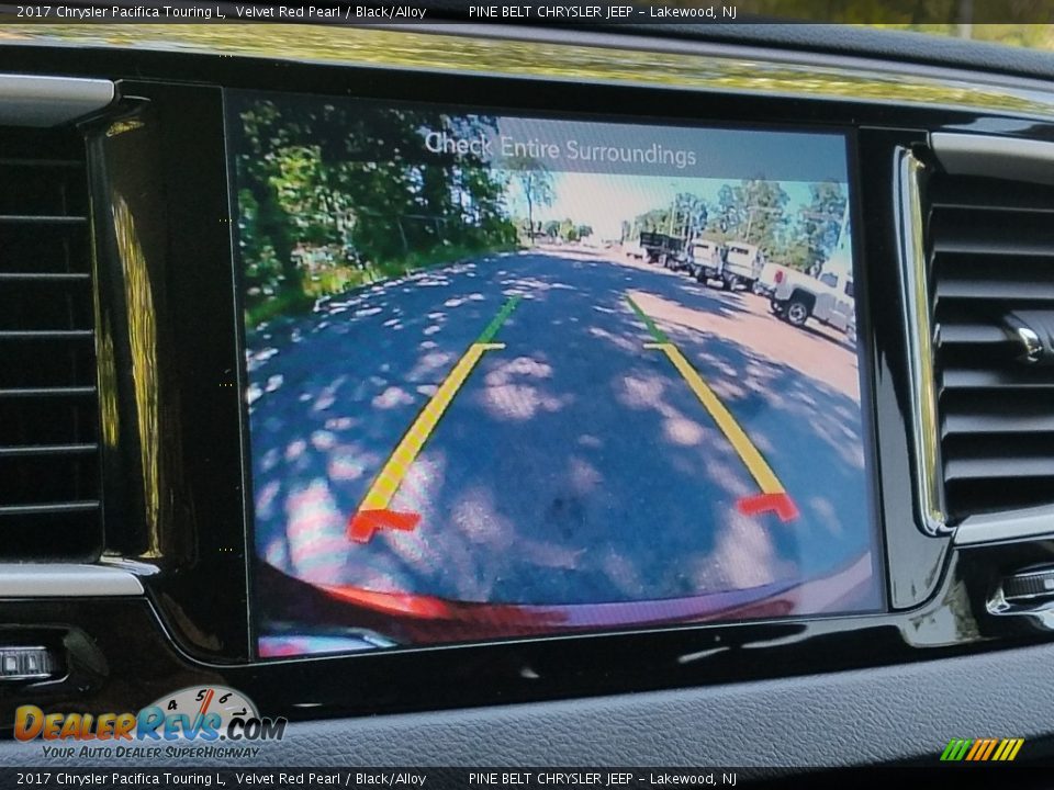 2017 Chrysler Pacifica Touring L Velvet Red Pearl / Black/Alloy Photo #25