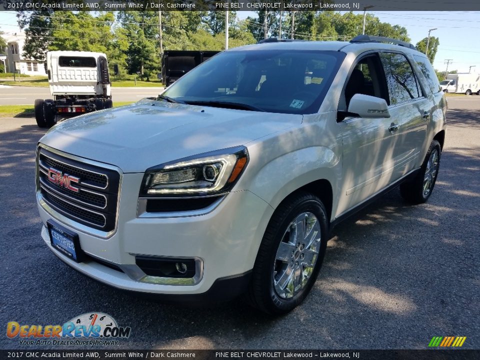 2017 GMC Acadia Limited AWD Summit White / Dark Cashmere Photo #4