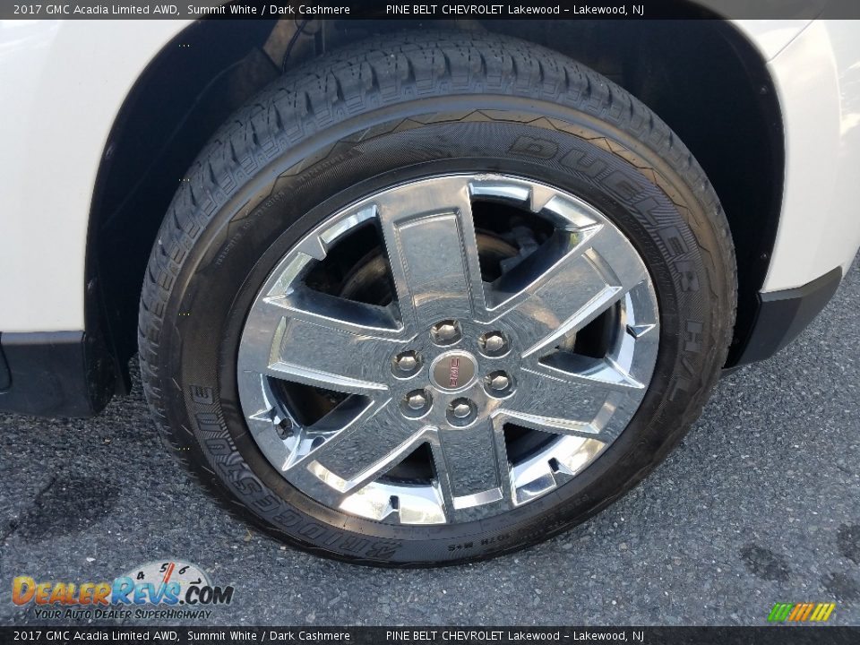 2017 GMC Acadia Limited AWD Summit White / Dark Cashmere Photo #10