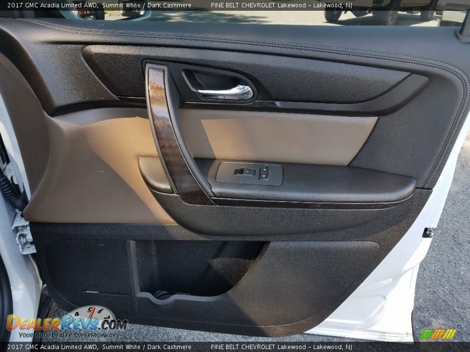 2017 GMC Acadia Limited AWD Summit White / Dark Cashmere Photo #11
