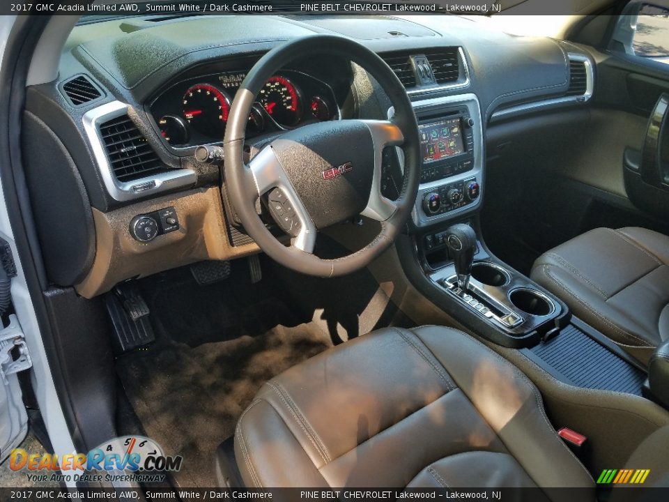 2017 GMC Acadia Limited AWD Summit White / Dark Cashmere Photo #16