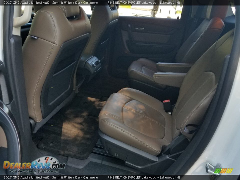 2017 GMC Acadia Limited AWD Summit White / Dark Cashmere Photo #17