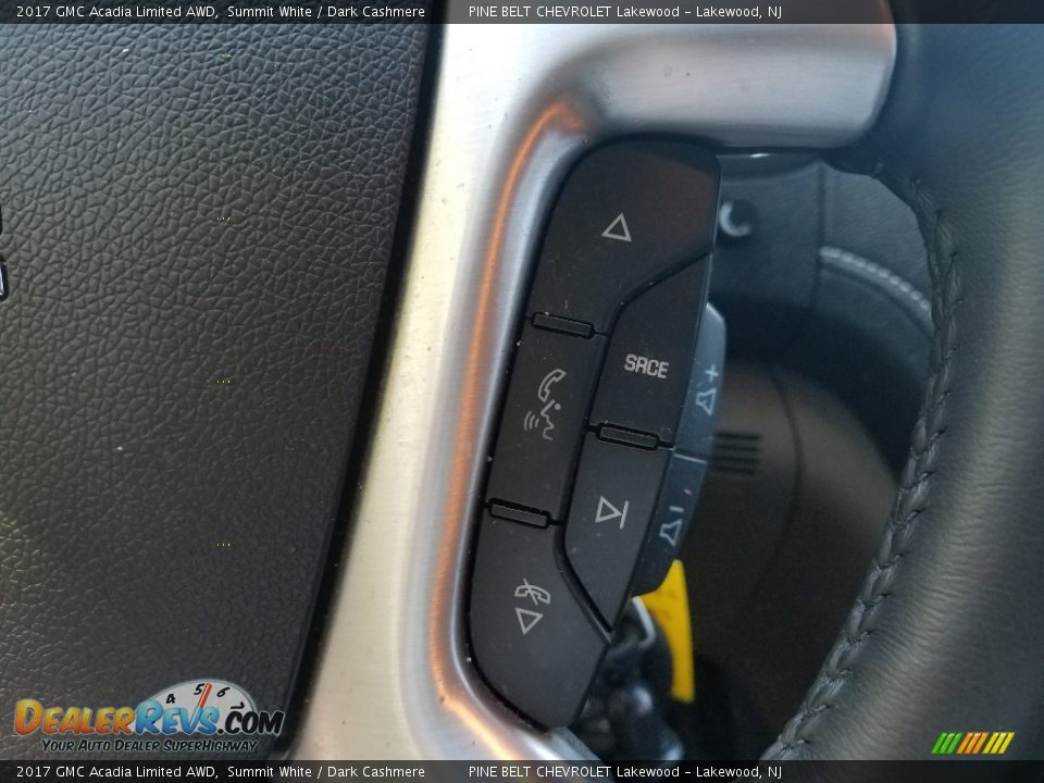 2017 GMC Acadia Limited AWD Summit White / Dark Cashmere Photo #19