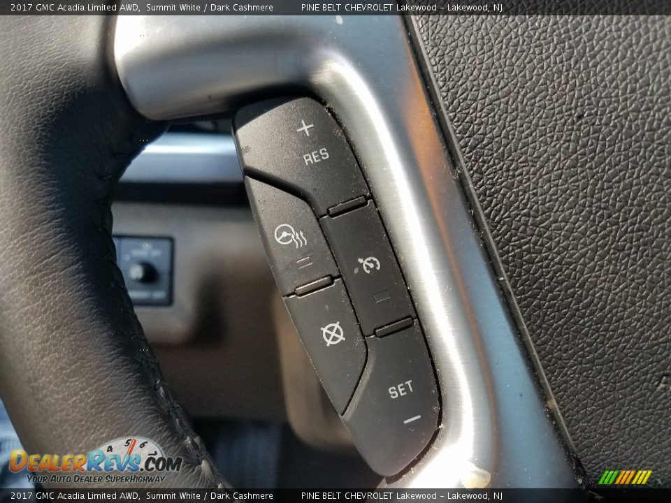 2017 GMC Acadia Limited AWD Summit White / Dark Cashmere Photo #20