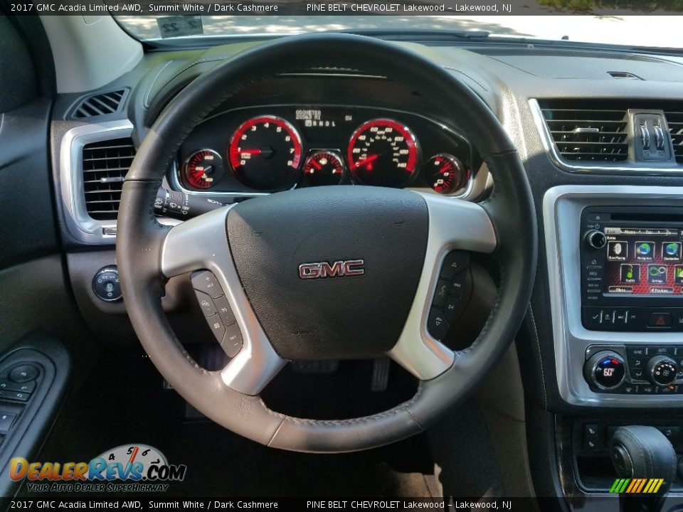 2017 GMC Acadia Limited AWD Summit White / Dark Cashmere Photo #24