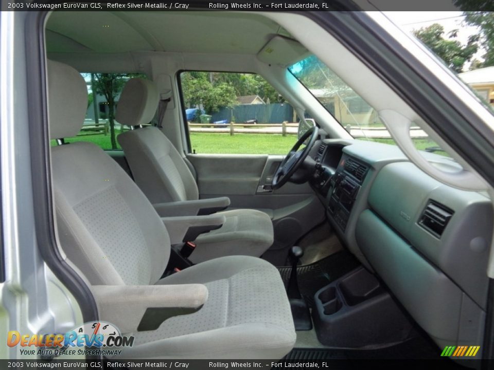 2003 Volkswagen EuroVan GLS Reflex Silver Metallic / Gray Photo #10