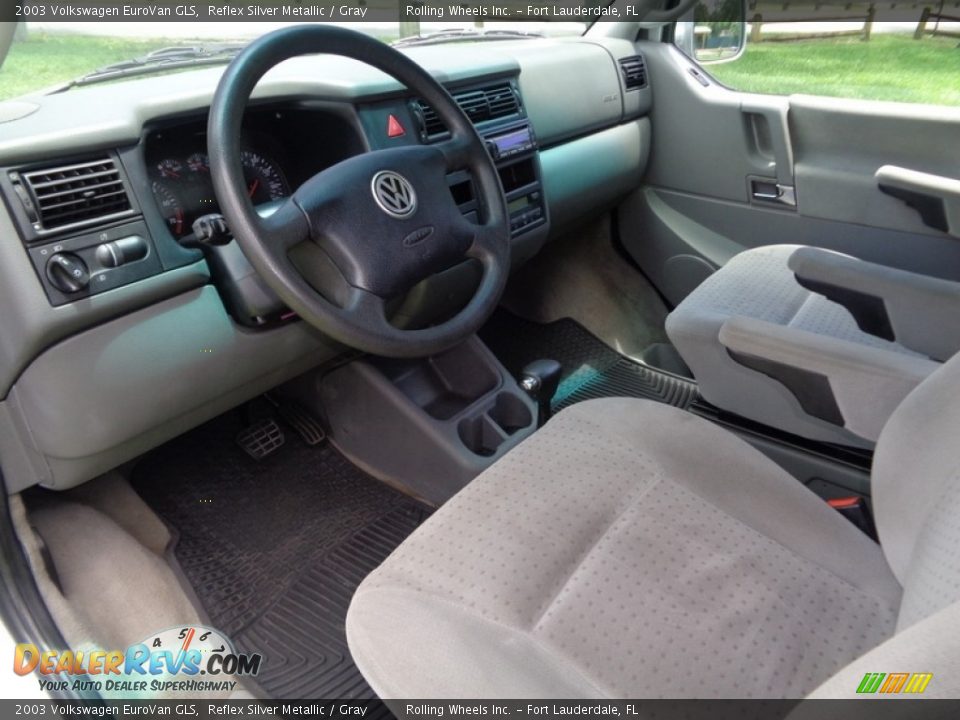 2003 Volkswagen EuroVan GLS Reflex Silver Metallic / Gray Photo #12