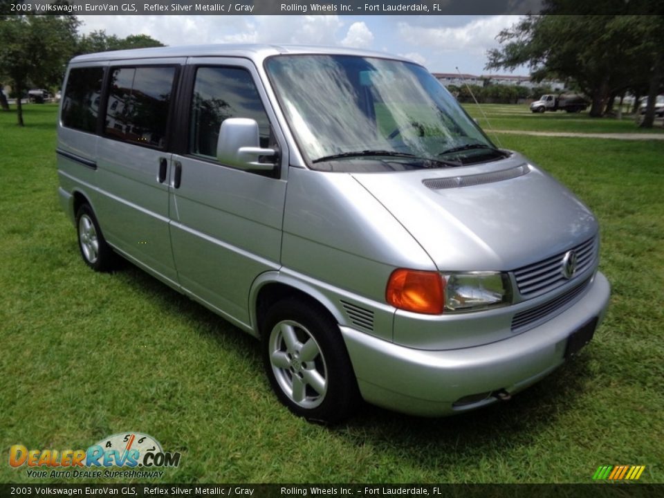 2003 Volkswagen EuroVan GLS Reflex Silver Metallic / Gray Photo #13