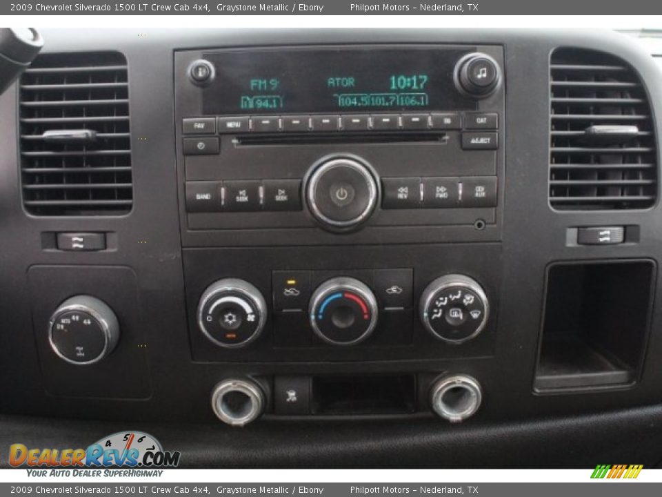 2009 Chevrolet Silverado 1500 LT Crew Cab 4x4 Graystone Metallic / Ebony Photo #15