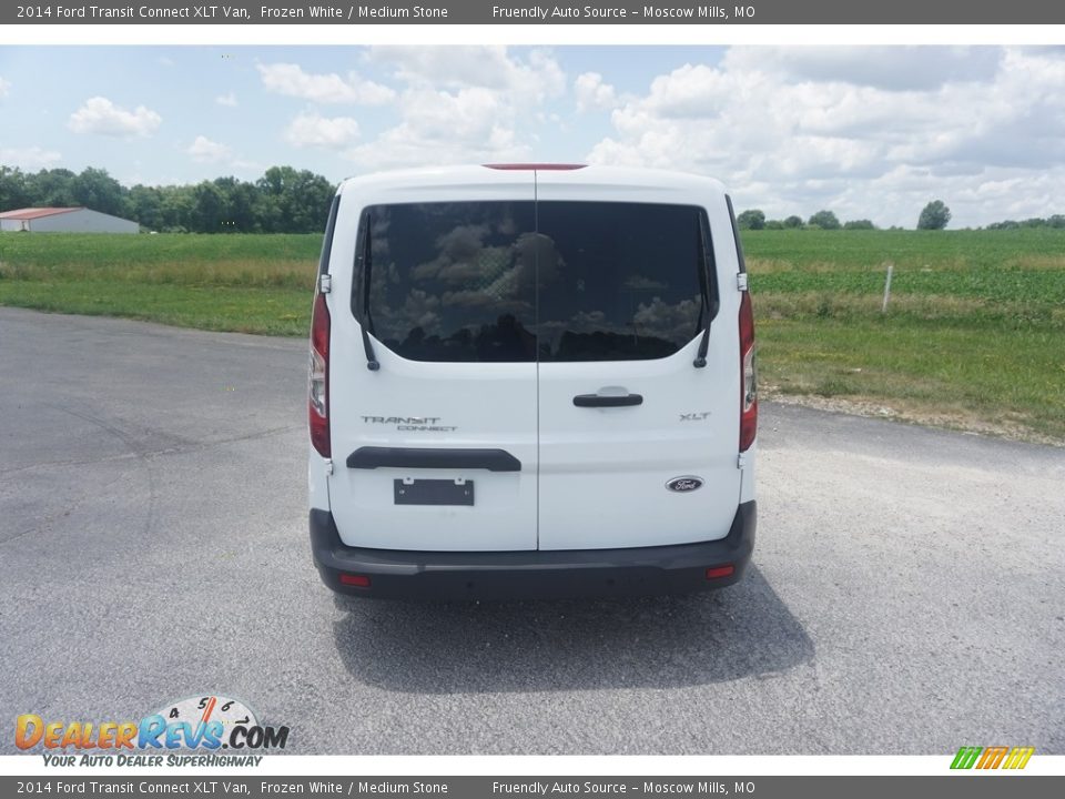 2014 Ford Transit Connect XLT Van Frozen White / Medium Stone Photo #3