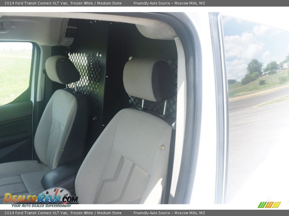 2014 Ford Transit Connect XLT Van Frozen White / Medium Stone Photo #5
