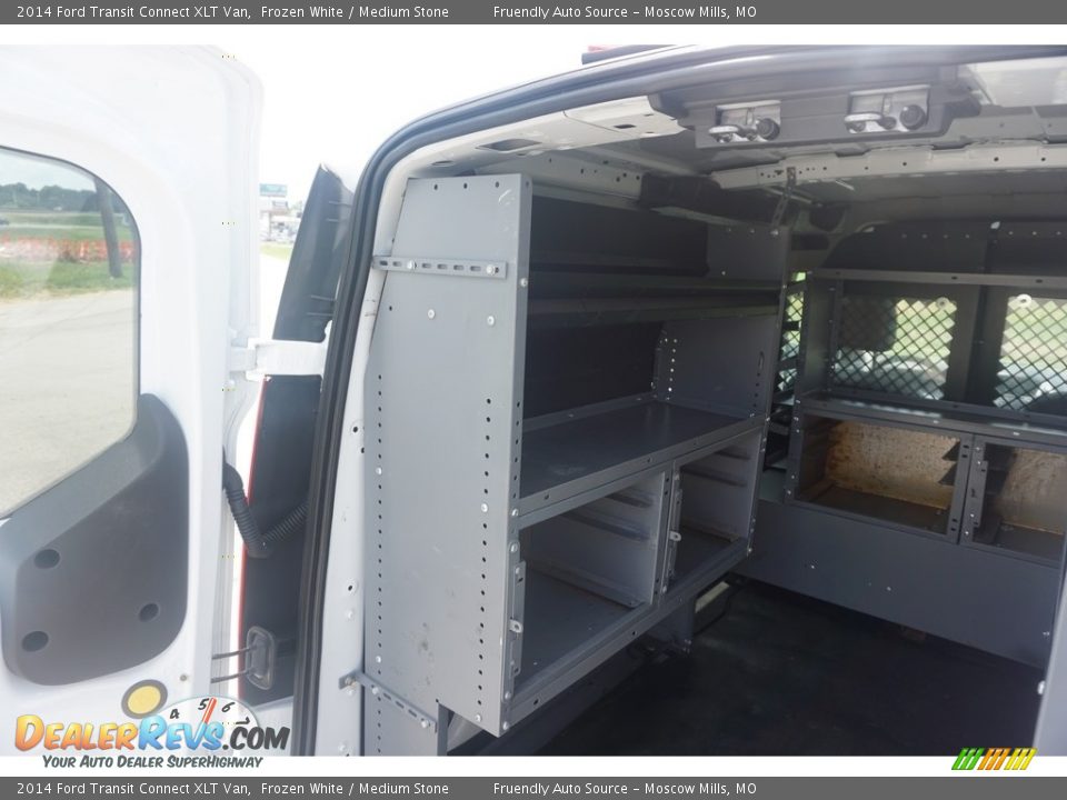 2014 Ford Transit Connect XLT Van Frozen White / Medium Stone Photo #7