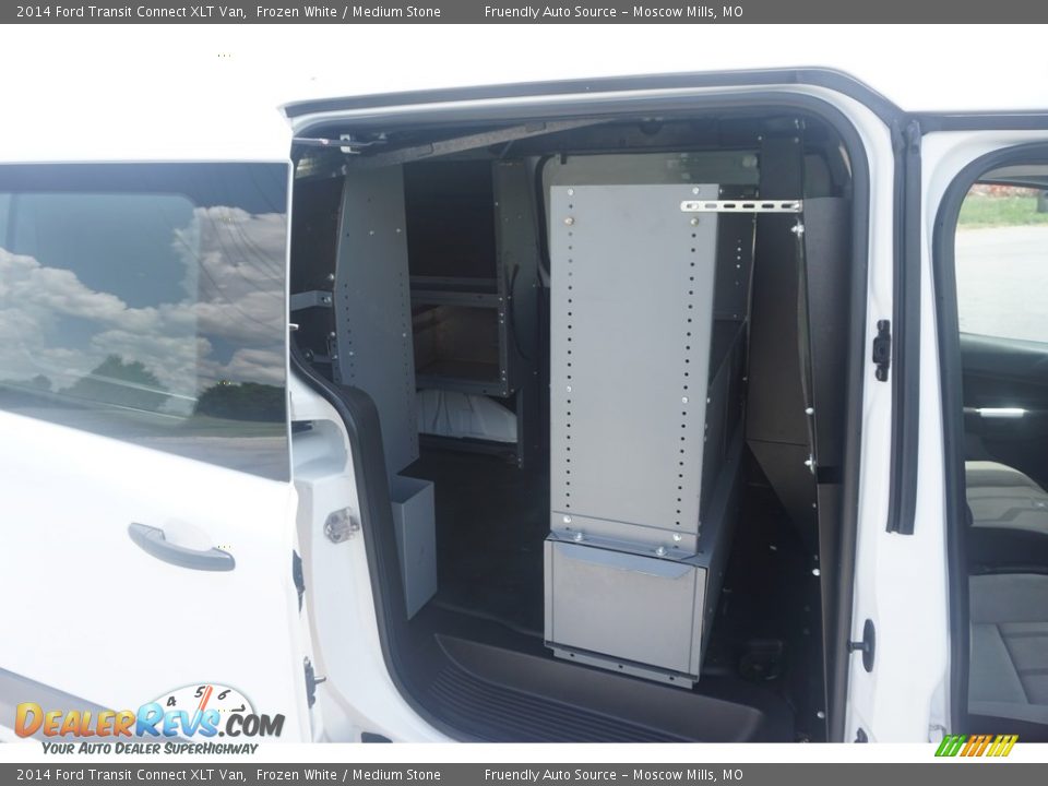 2014 Ford Transit Connect XLT Van Frozen White / Medium Stone Photo #8