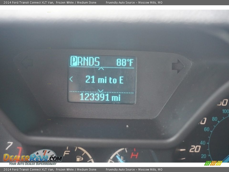 2014 Ford Transit Connect XLT Van Frozen White / Medium Stone Photo #9