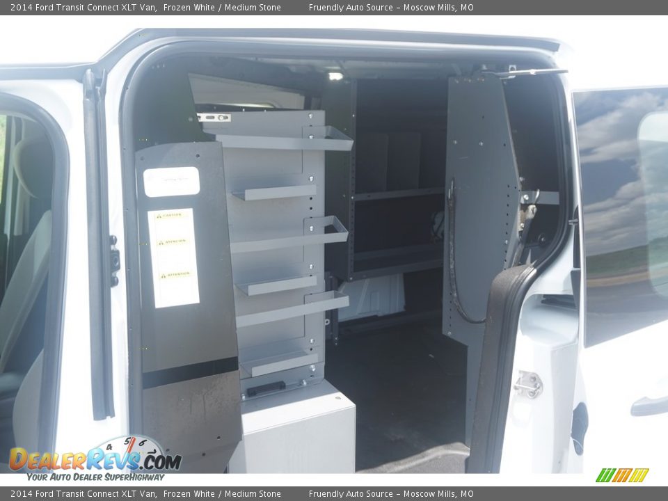 2014 Ford Transit Connect XLT Van Frozen White / Medium Stone Photo #15