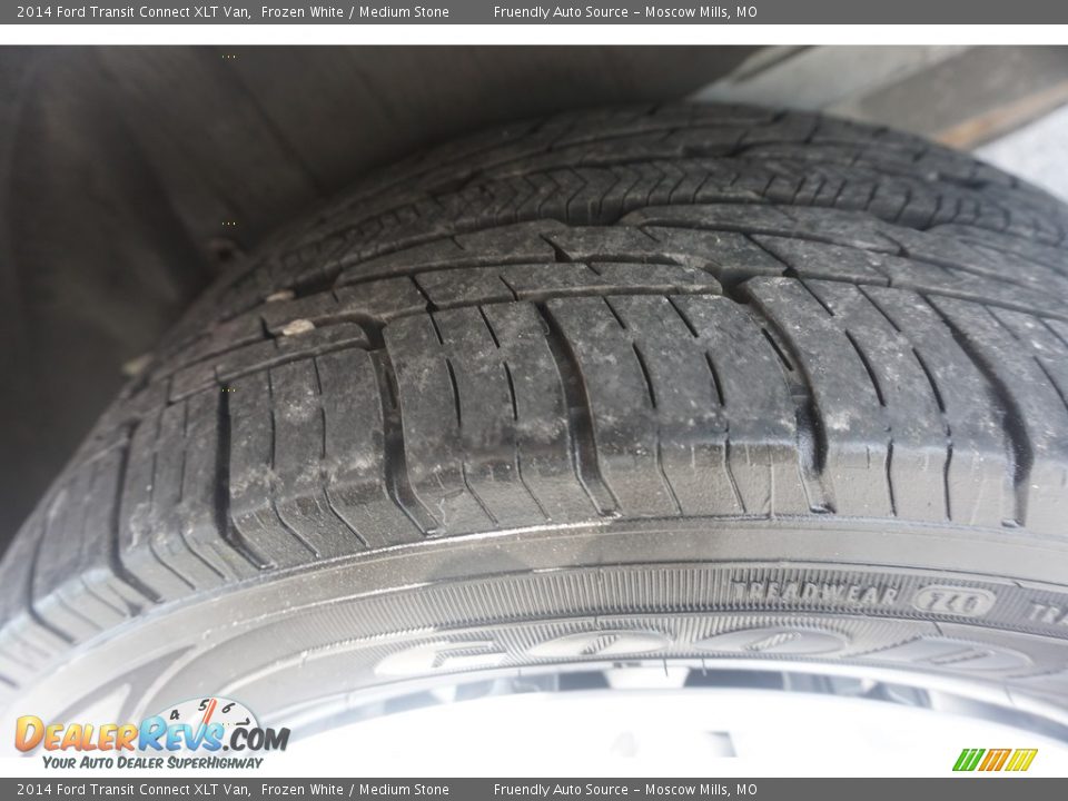2014 Ford Transit Connect XLT Van Frozen White / Medium Stone Photo #17