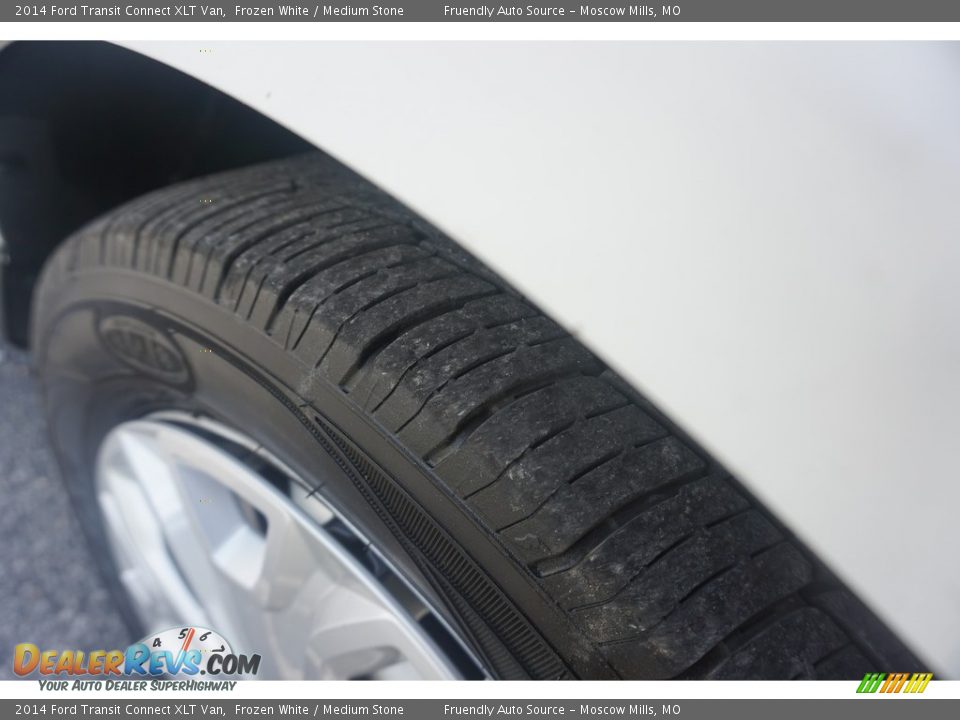 2014 Ford Transit Connect XLT Van Frozen White / Medium Stone Photo #18
