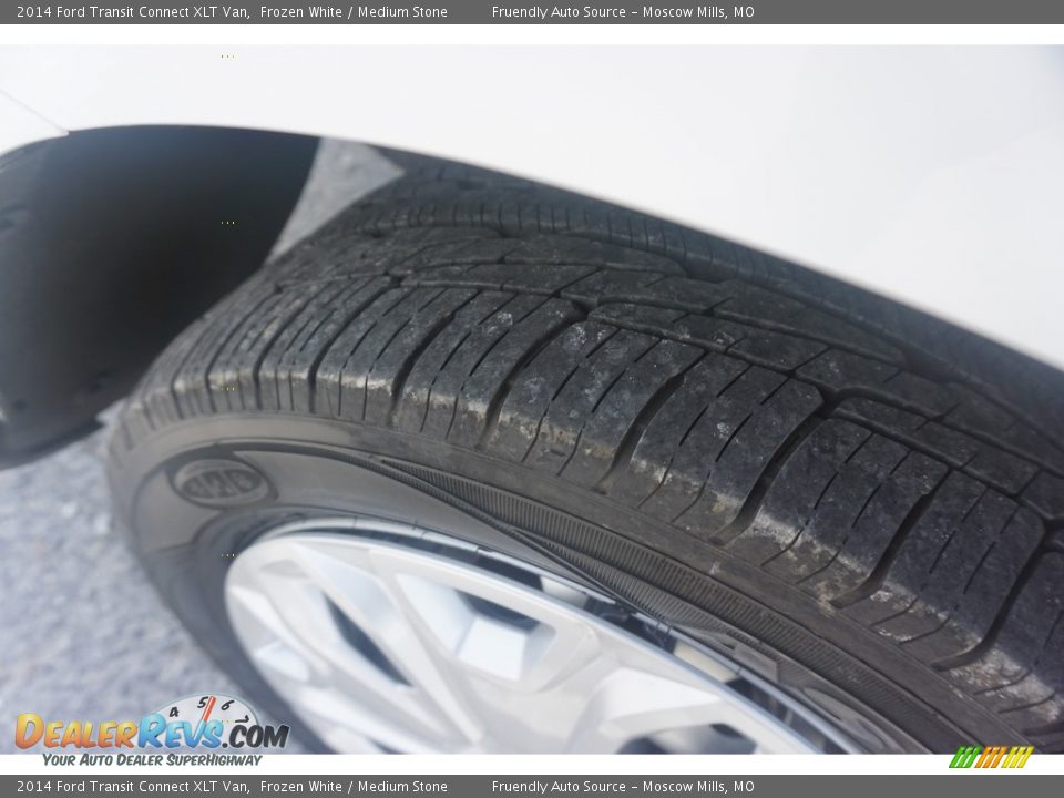 2014 Ford Transit Connect XLT Van Frozen White / Medium Stone Photo #19