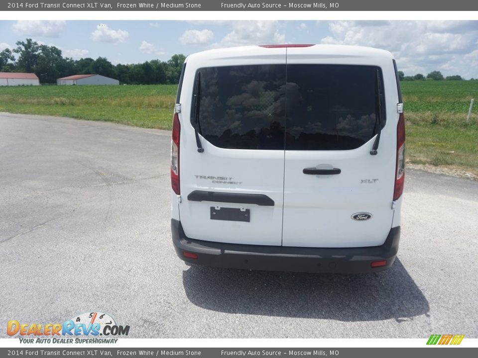 2014 Ford Transit Connect XLT Van Frozen White / Medium Stone Photo #22