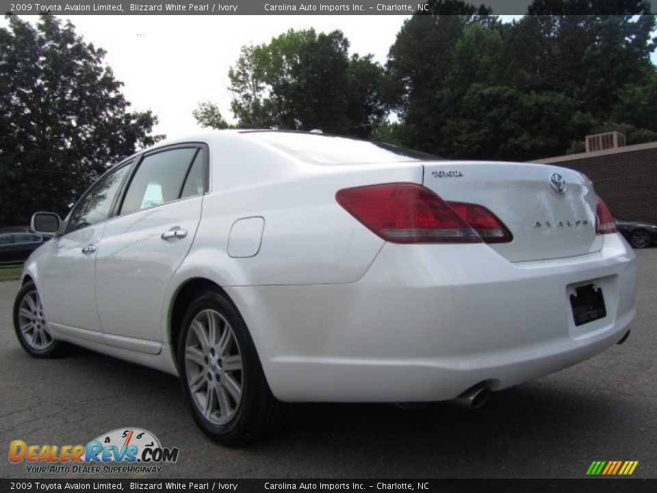 2009 Toyota Avalon Limited Blizzard White Pearl / Ivory Photo #8