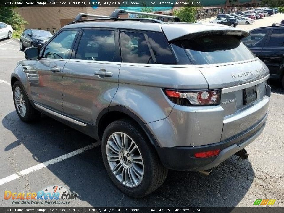 2012 Land Rover Range Rover Evoque Prestige Orkney Grey Metallic / Ebony Photo #2