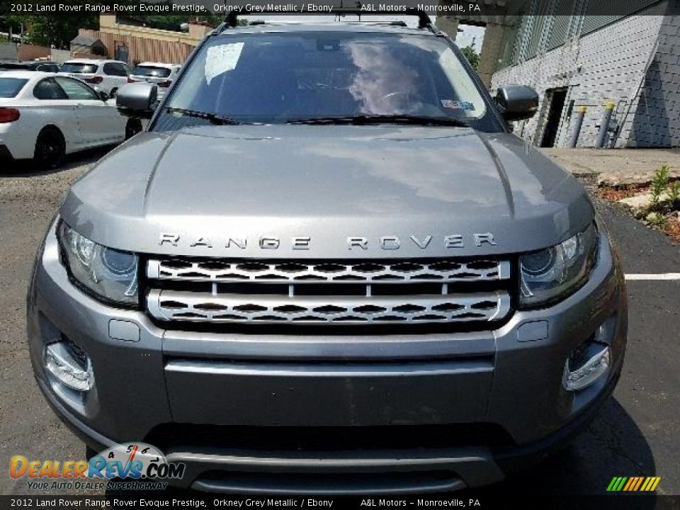 2012 Land Rover Range Rover Evoque Prestige Orkney Grey Metallic / Ebony Photo #8