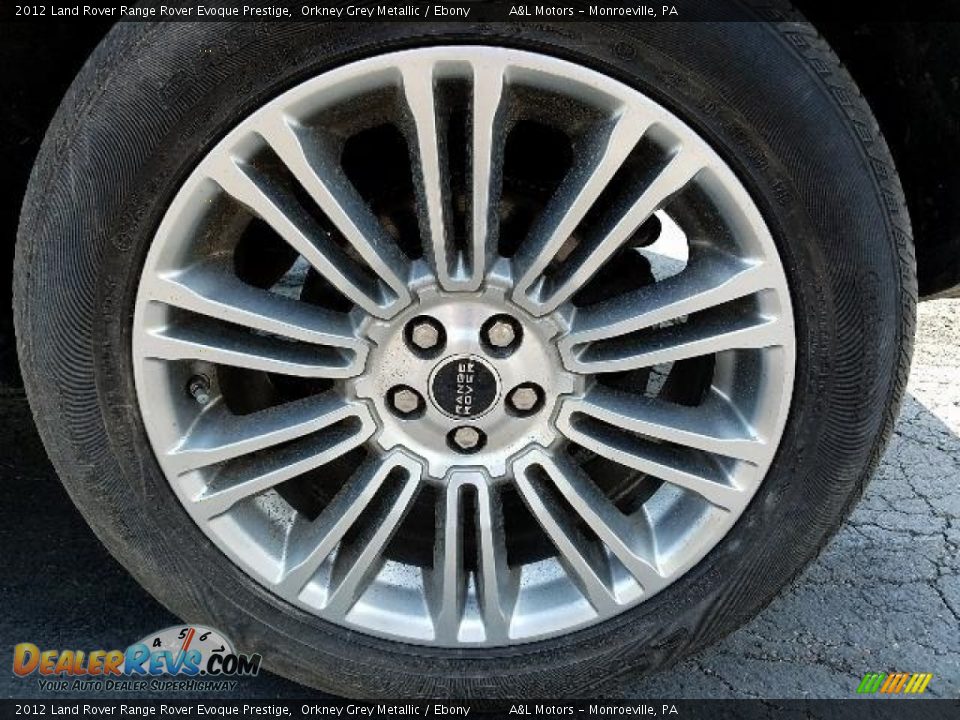 2012 Land Rover Range Rover Evoque Prestige Orkney Grey Metallic / Ebony Photo #9