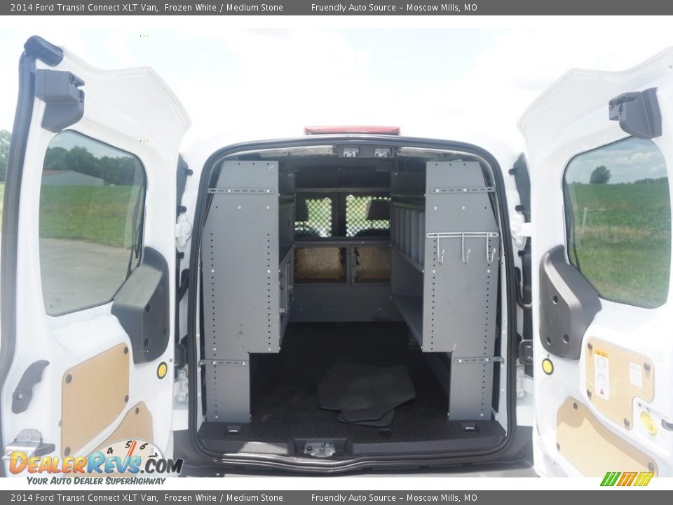 2014 Ford Transit Connect XLT Van Frozen White / Medium Stone Photo #34