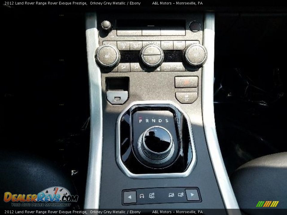 2012 Land Rover Range Rover Evoque Prestige Orkney Grey Metallic / Ebony Photo #13