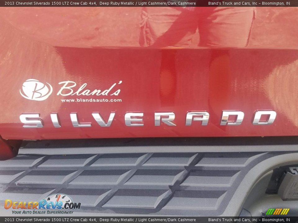 2013 Chevrolet Silverado 1500 LTZ Crew Cab 4x4 Deep Ruby Metallic / Light Cashmere/Dark Cashmere Photo #5