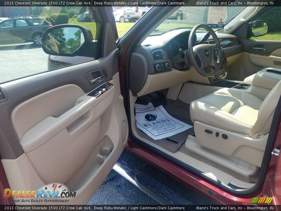 2013 Chevrolet Silverado 1500 LTZ Crew Cab 4x4 Deep Ruby Metallic / Light Cashmere/Dark Cashmere Photo #17