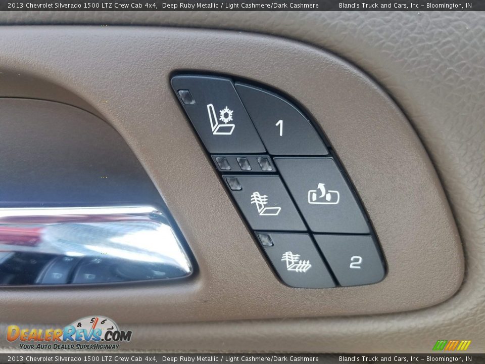2013 Chevrolet Silverado 1500 LTZ Crew Cab 4x4 Deep Ruby Metallic / Light Cashmere/Dark Cashmere Photo #20