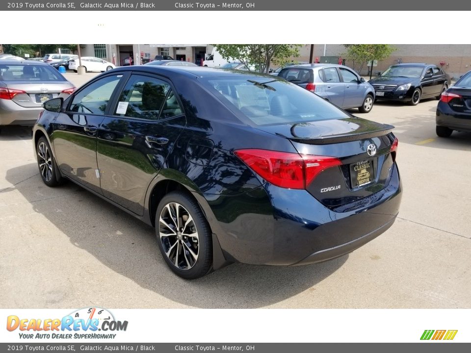 2019 Toyota Corolla SE Galactic Aqua Mica / Black Photo #2