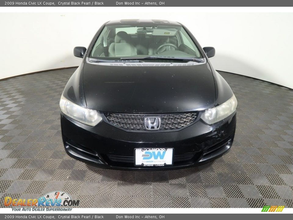 2009 Honda Civic LX Coupe Crystal Black Pearl / Black Photo #4