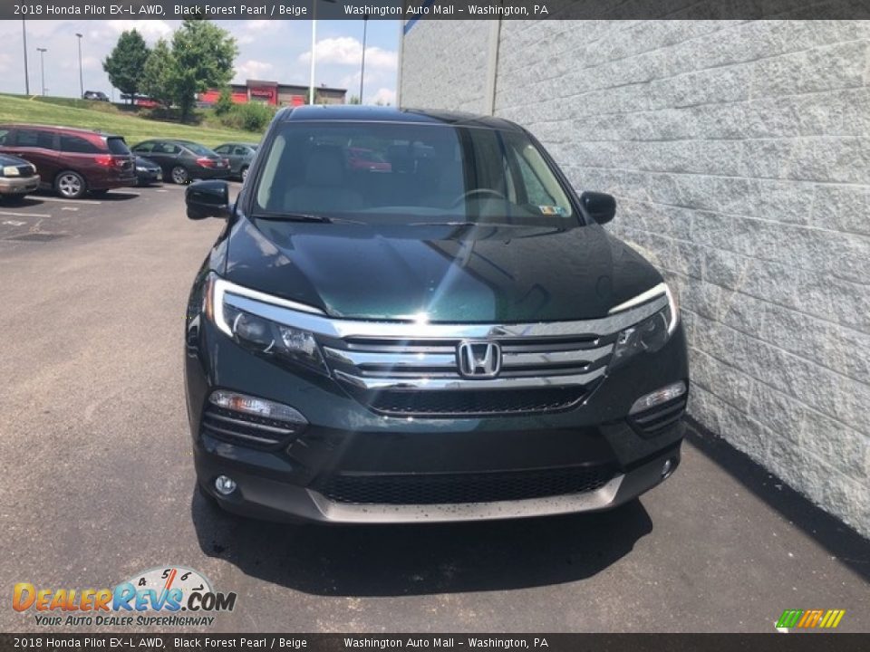 2018 Honda Pilot EX-L AWD Black Forest Pearl / Beige Photo #2
