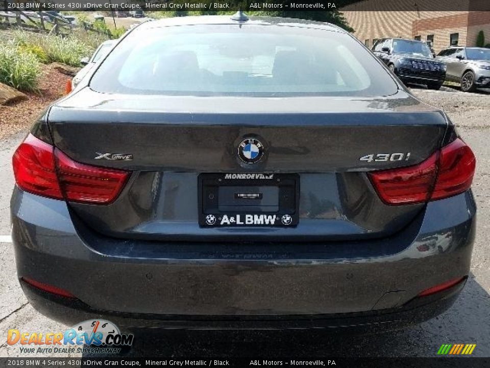 2018 BMW 4 Series 430i xDrive Gran Coupe Mineral Grey Metallic / Black Photo #7