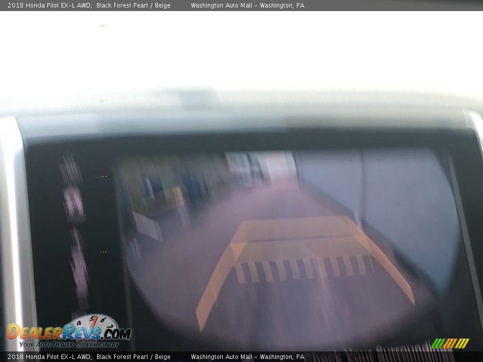2018 Honda Pilot EX-L AWD Black Forest Pearl / Beige Photo #16
