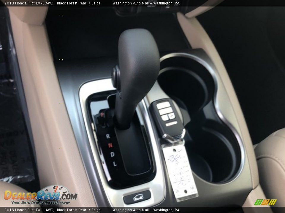 2018 Honda Pilot EX-L AWD Black Forest Pearl / Beige Photo #18