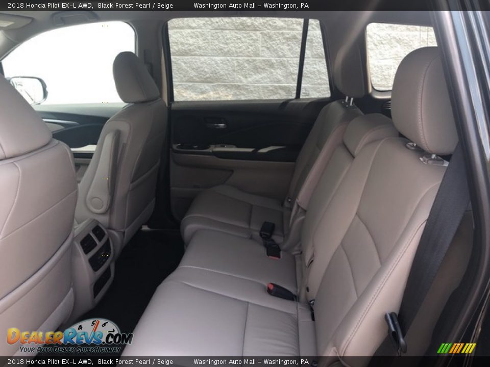 2018 Honda Pilot EX-L AWD Black Forest Pearl / Beige Photo #20